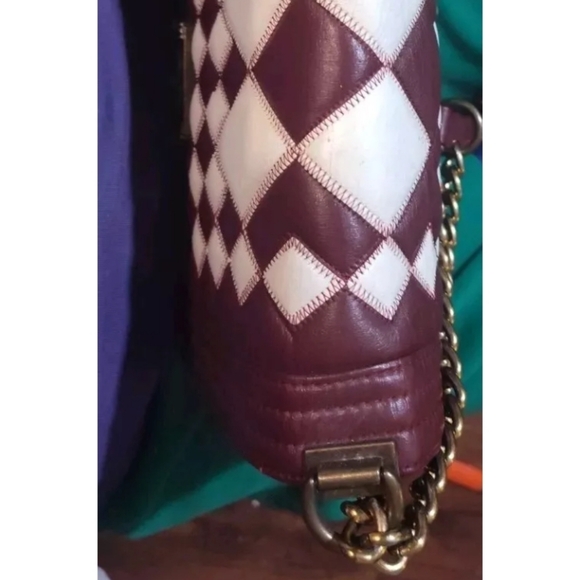 CHANEL Quilted Boy Bag in burgundy RARE!!! - Picture 13 of 16